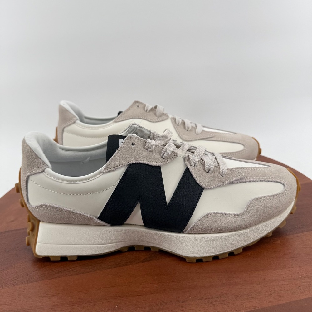 New Balance 327 Sneakers Beige Black Retro Lifestyle WS327GD Men 10/Women 11.5
